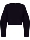 Nicholas Shelly Knit Cardigan Jumper In Blue
