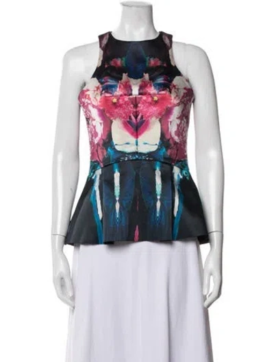 Pre-owned Nicholas Silk Knee-length Dress In Blue