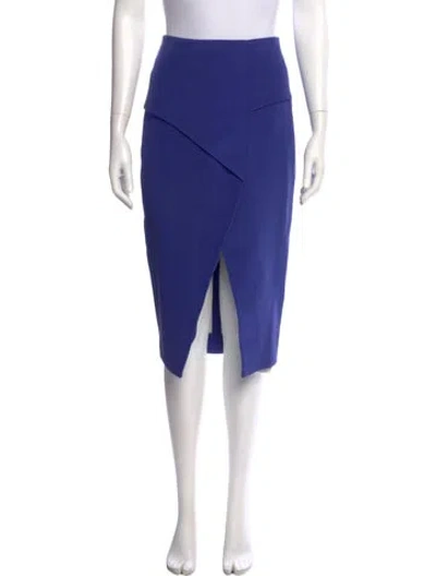 Pre-owned Nicholas Silk Knee-length Skirt In Blue