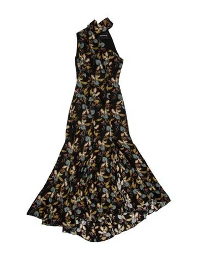 Pre-owned Nicholas Silk Long Dress In Multi