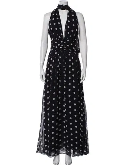 Pre-owned Nicholas Silk Long Dress W/ Tags In Blue