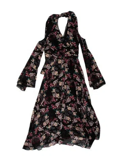 Pre-owned Nicholas Silk Midi Length Dress In Multi