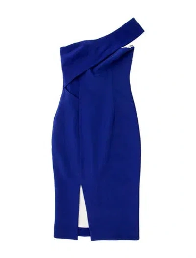 Pre-owned Nicholas Silk Mini Dress In Blue