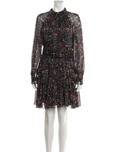 Pre-owned Nicholas Silk Mini Dress In Blue