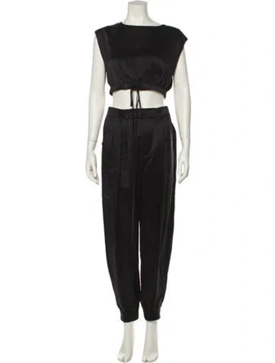 Pre-owned Nicholas Silk Pant Set In Black
