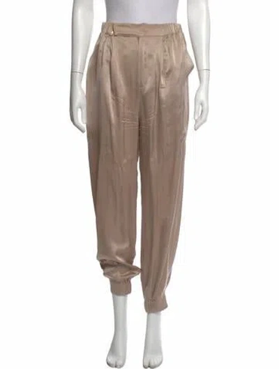 Pre-owned Nicholas Silk Wide Leg Pants In Neutral