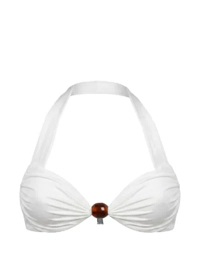 Nicholas Sirena Halter Bikini Top In White