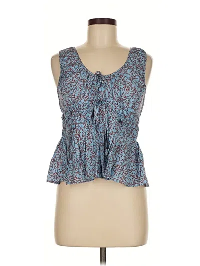 Pre-owned Nicholas Sleeveless Blouse In Blue