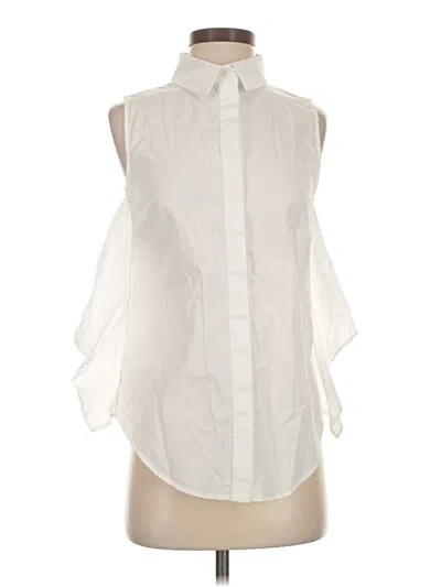 Pre-owned Nicholas Sleeveless Blouse In White