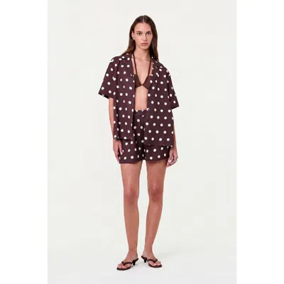 Nicholas Sonora Shirt In Brown