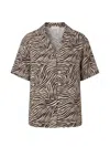 Nicholas Sonora Shirt Graphic Zebra In Multi