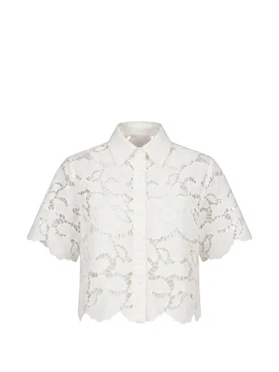 Nicholas Sonora Shirt In White