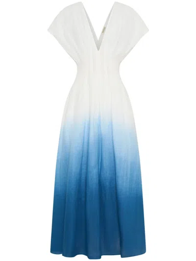 Nicholas Sonya Maxi Dress In White