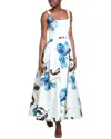 Nicholas Sorelle Linen-blend Midi Dress In White