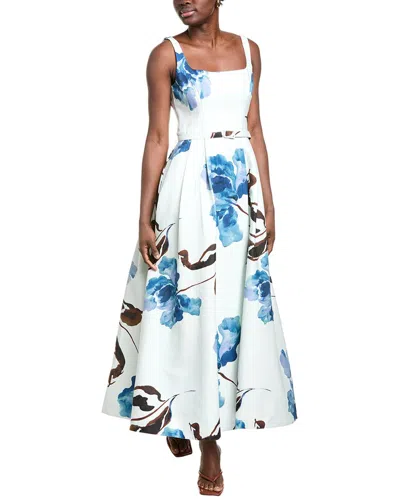 Nicholas Sorelle Linen-blend Midi Dress In White
