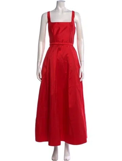 Pre-owned Nicholas Square Neckline Long Dress W/ Tags In Orange