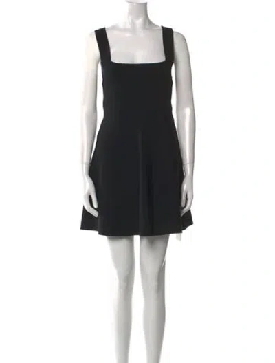 Pre-owned Nicholas Square Neckline Mini Dress W/ Tags In Black