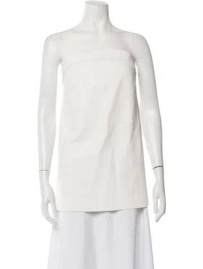 Pre-owned Nicholas Square Neckline Sleeveless Top In Neutrals