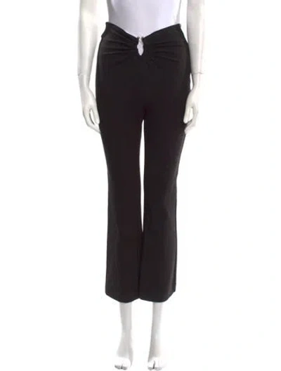 Pre-owned Nicholas Straight Leg Pants In Black