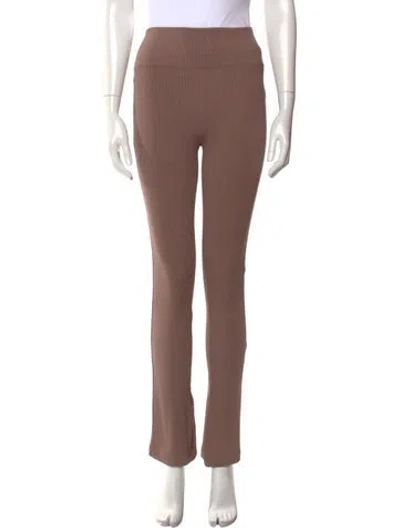 Pre-owned Nicholas Straight Leg Pants In Brown