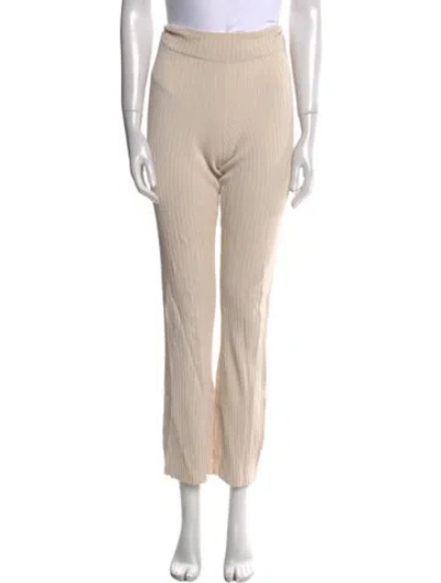 Pre-owned Nicholas Straight Leg Pants In Neutral