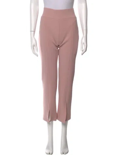 Pre-owned Nicholas Straight Leg Pants In Pink