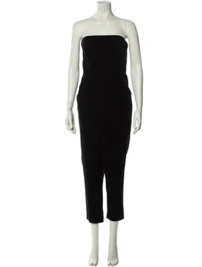 Pre-owned Nicholas Strapless Jumpsuit In Black