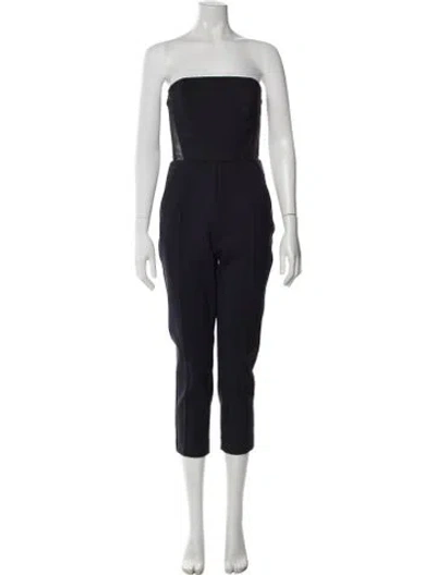 Pre-owned Nicholas Strapless Jumpsuit In Blue
