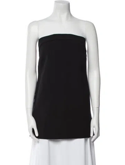 Pre-owned Nicholas Strapless Top In Black
