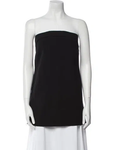 Pre-owned Nicholas Strapless Top In Black