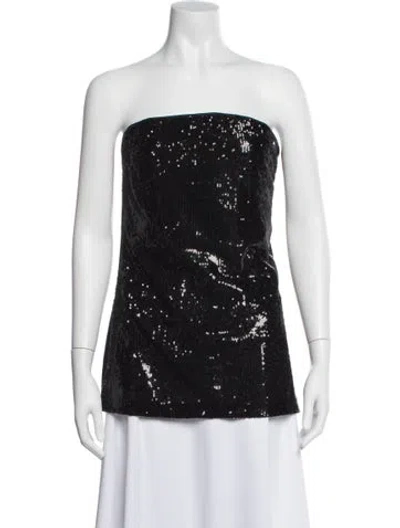Pre-owned Nicholas Strapless Top W/ Tags In Black