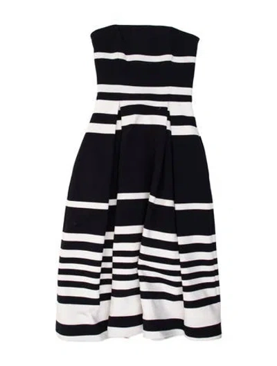 Pre-owned Nicholas Striped Knee-length Dress In Blue