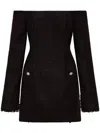 Nicholas Sunny Tweed Dress In Black