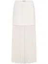 Nicholas Talia Maxi Skirt In White