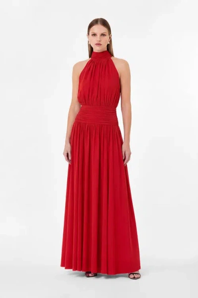 Nicholas Tessa Maxi Dress In Red