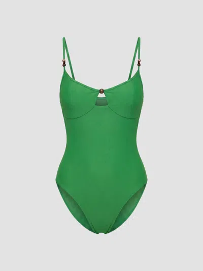 Nicholas The Label Women's Anela One-piece Swimsuit In Leaf