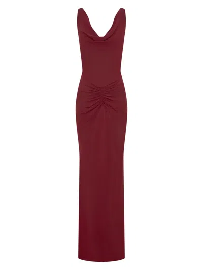 Nicholas The Label Women's Calia Cowlneck Maxi Dress In Purple