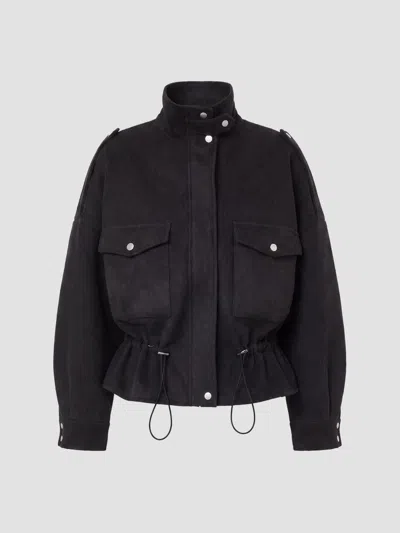 Nicholas The Label Women's Ciara Drawcord Blouson Jacket In Black