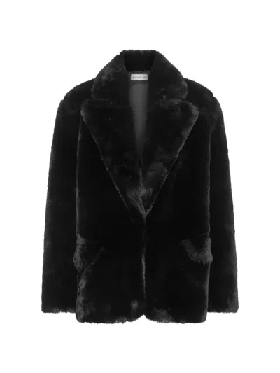 Nicholas The Label Women's Desiree Faux-fur Jacket In Black