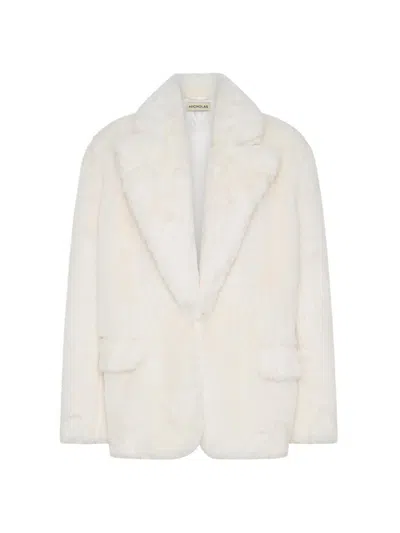 Nicholas The Label Women's Desiree Faux-fur Jacket In White