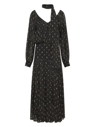 Nicholas The Label Women's Draya Scarf V-neck Maxi Dress