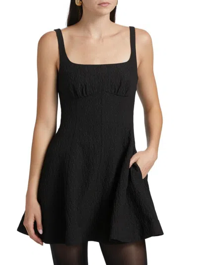 Nicholas The Label Women's Eleni Fit-&-flare Minidress In Black