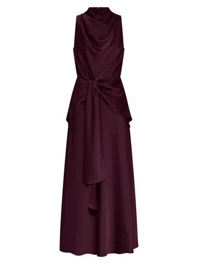 Nicholas The Label Women's Esmara Satin Sleeveless Maxi Dress In Purple