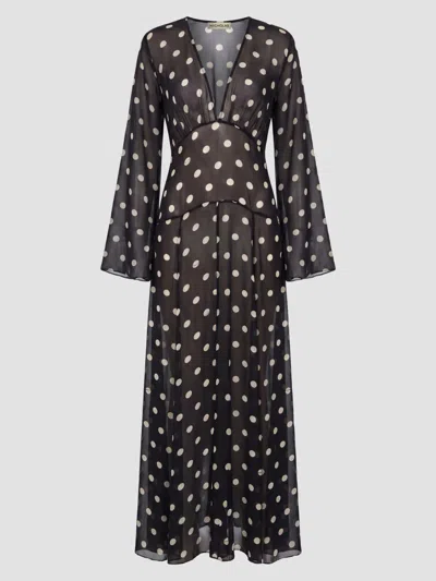 Nicholas The Label Women's Marella Polka Dot Maxi Dress