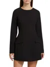 Nicholas The Label Women's Thessaly Long-sleeve Minidress In Black