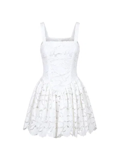 Nicholas The Label Women's Vittoria Broderie Lace Minidress In White