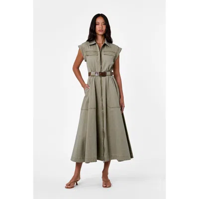 Nicholas Trisha Utility Dress In Gray