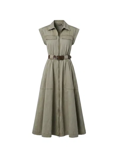Nicholas Trisha Utility Dress In Gray