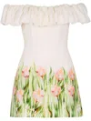 Nicholas Uma Mini Dress In 白色