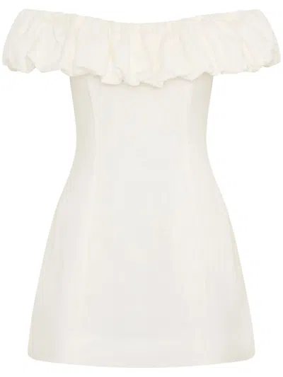 Nicholas Uma Mini Dress In White
